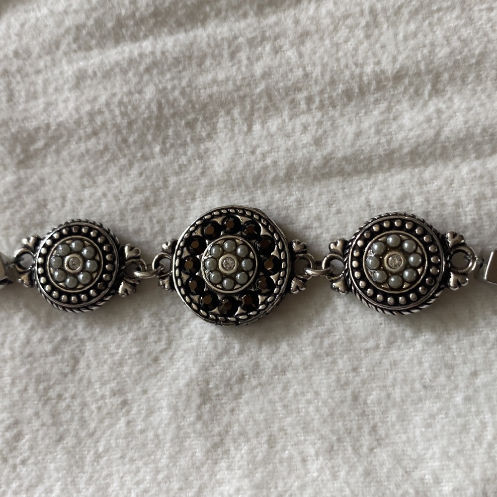 Brighton bracelet, black beading